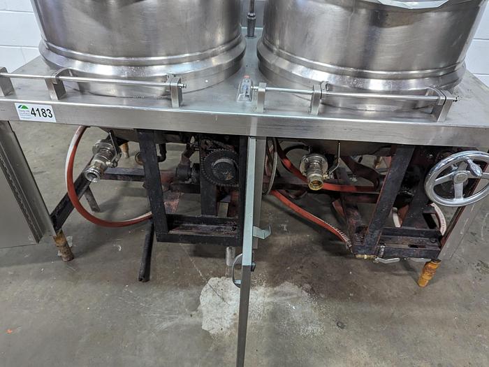 Used Twin 40 Gallon Kettles