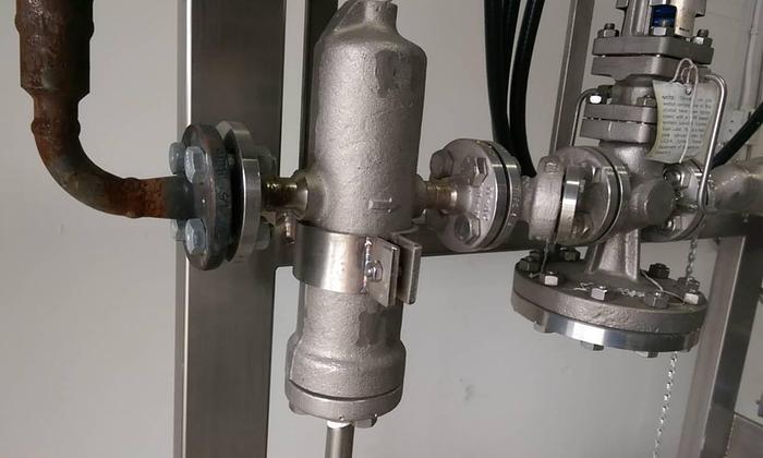 Used Clextral Steam Trap / Valve / Pump Assembly