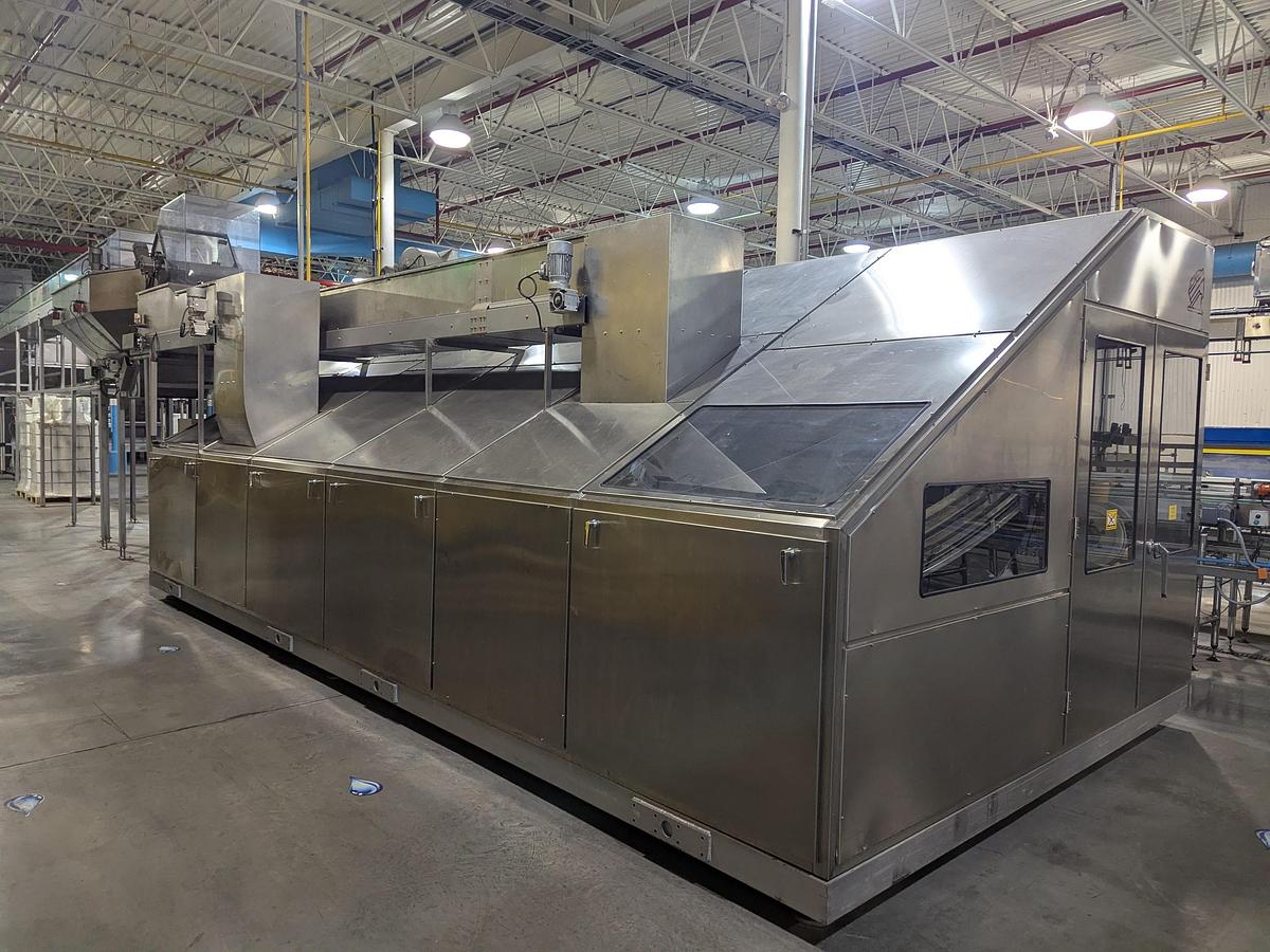 Used Posimat Bottle Silo and BI-N-35 Unscrambler