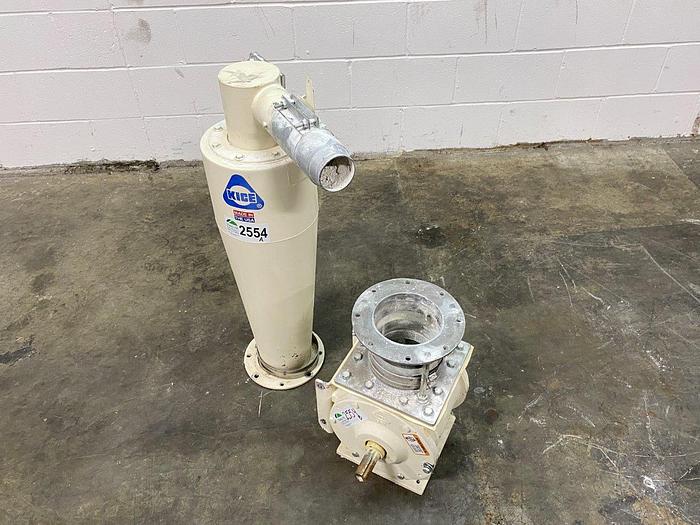 Used Kice VJ Rotary Airlock & Cyclone Collector