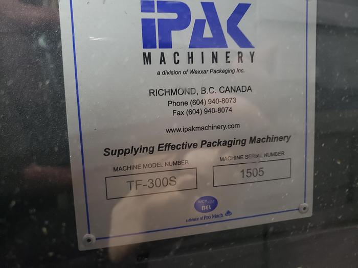 Used IPAK TF-300S Automatic Tray Former