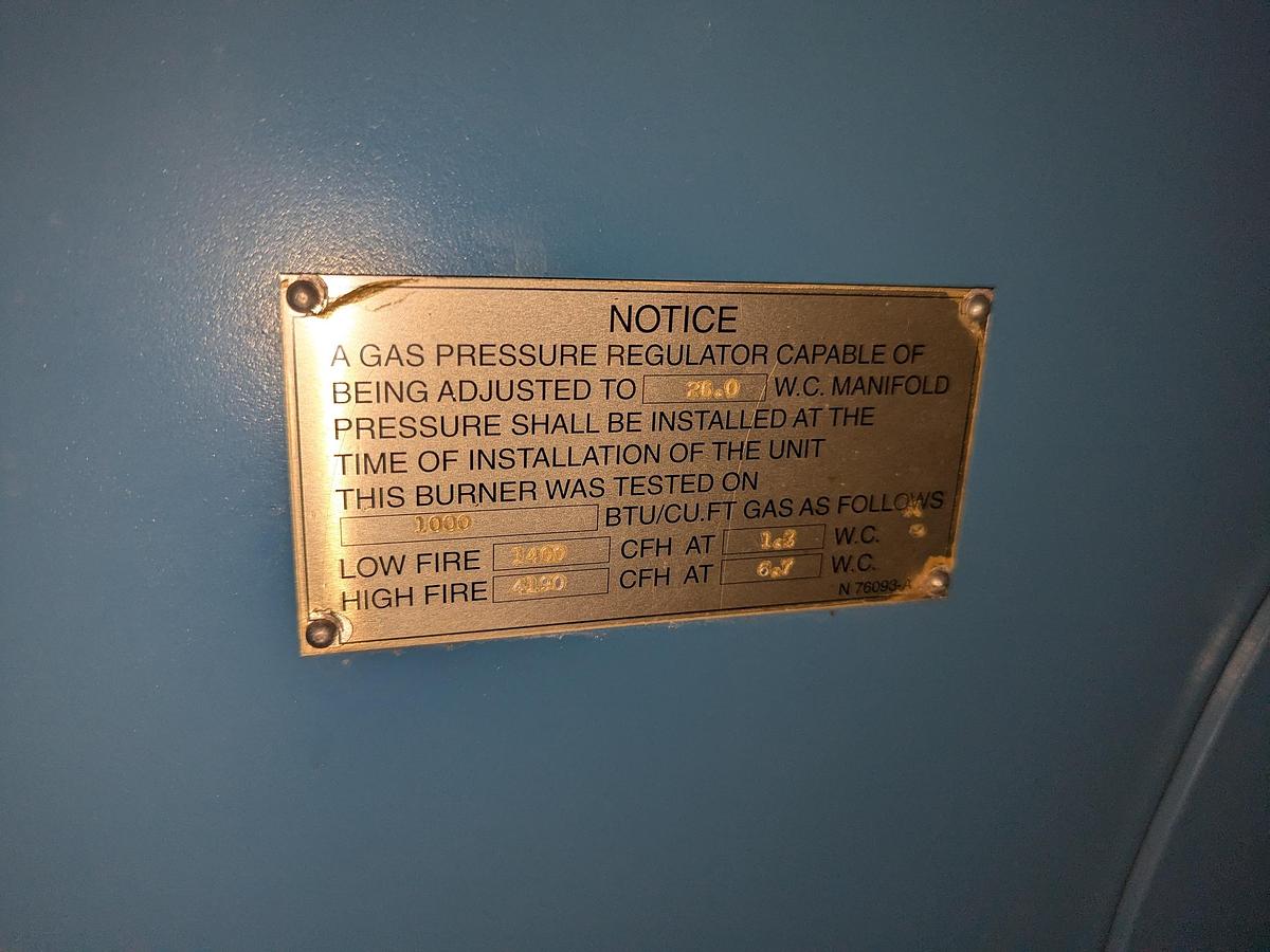 Used York-Shipley-Global Gas-Fired Boiler