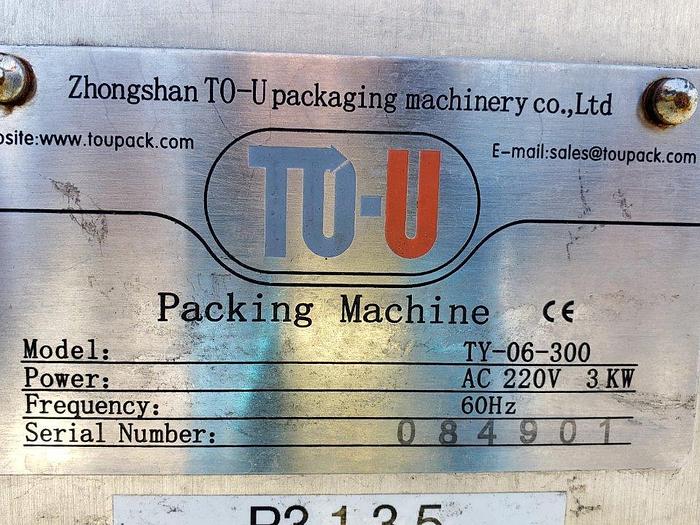 Used Toupack Pre-Made Pouch Bagger