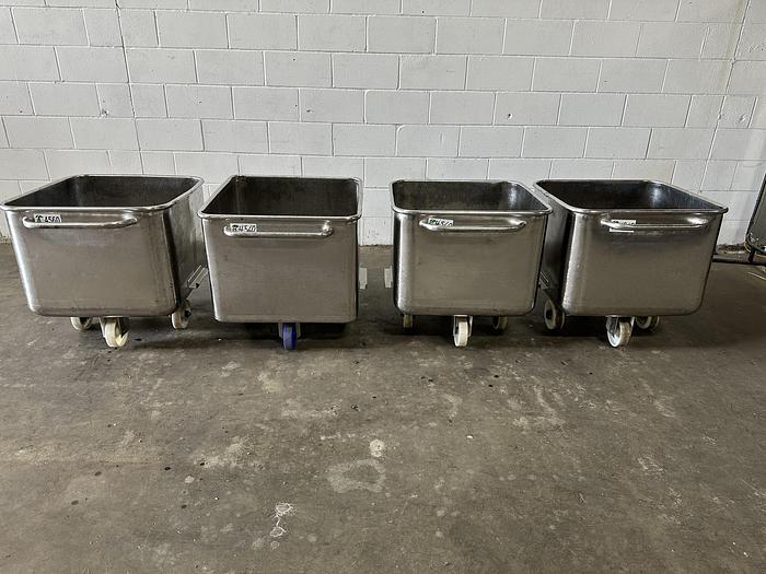 Used Stainless Steel Meat Buggies