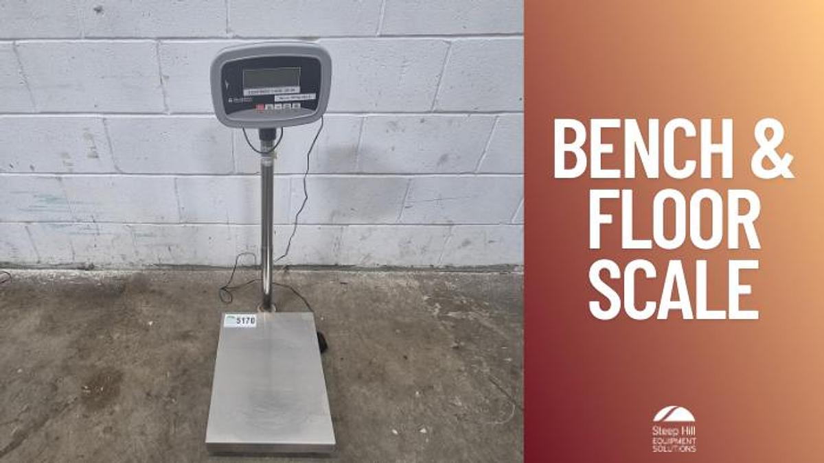 Used Global Industrial Bench & Floor Scale