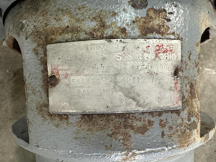 Used Deming Centrifugal Pump