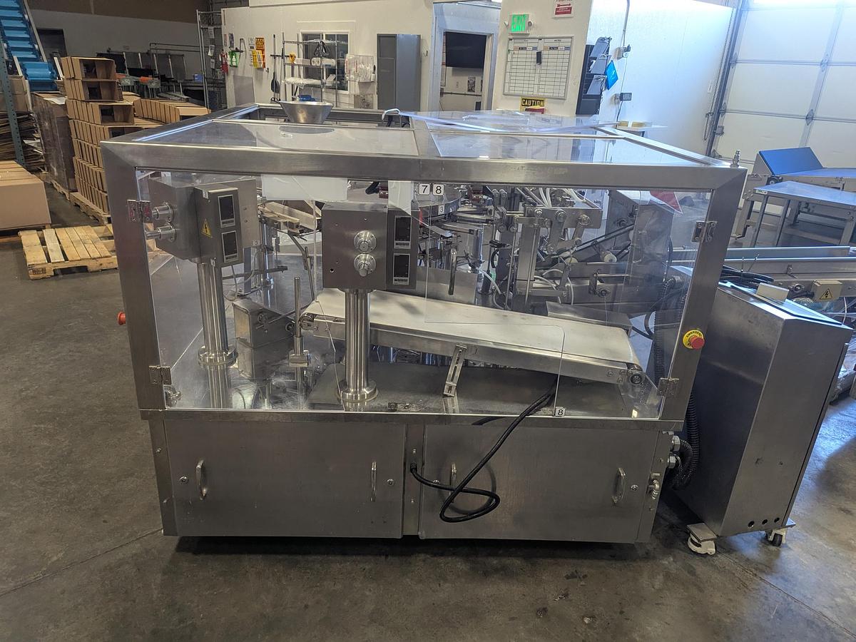 Used Pouch Filler With 20 Head Scales