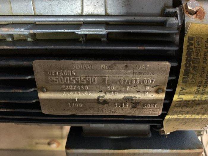 Used Pneumatic Press on Chain Conveyor