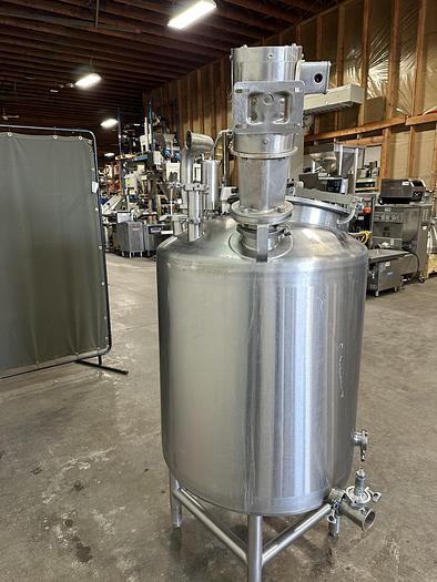Used Stainless Steel Tank w/ Sharpe Mixer
