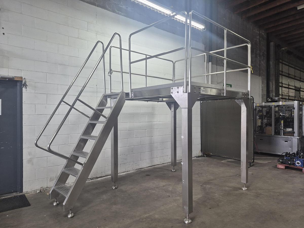 Used 6' Stainless Steel Mezzanine