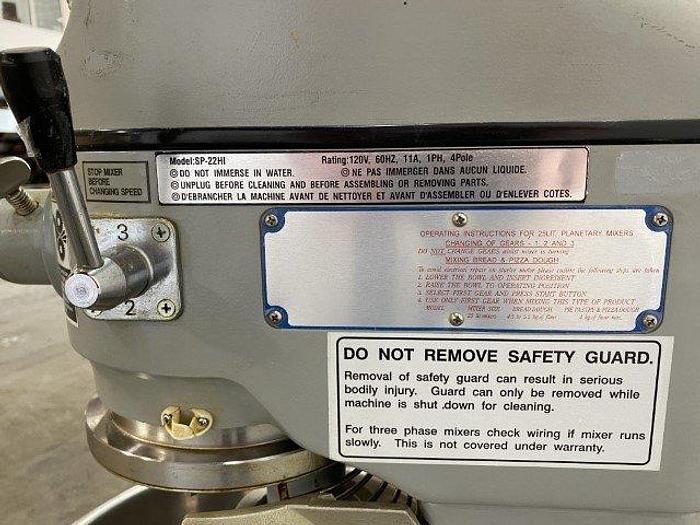 Used Spar SP-22HI-K Planetary Mixer
