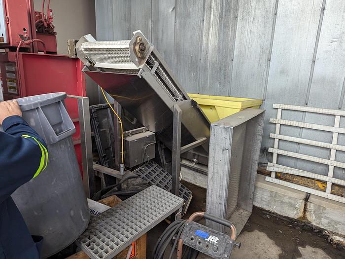 Used Dewatering Incline Modular Conveyor