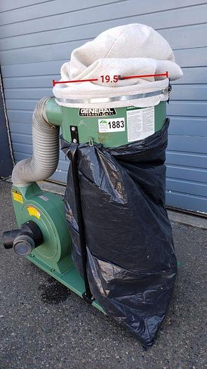 Used General International 1.5 Hp Dust Collector