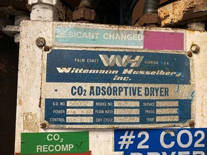 Used Compressor Room with Wittemann Hasselberg CO2 Packaged & Haffmans