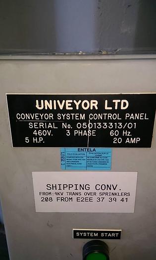 Used Univeyor ConveyorSystem Control Panel