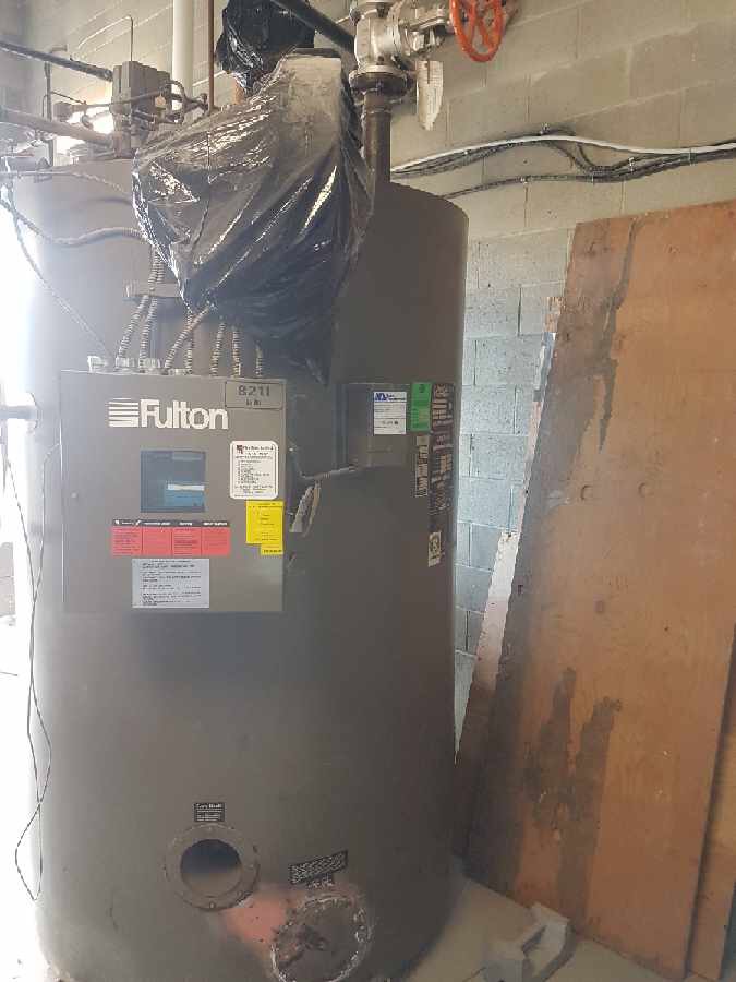 Used Fulton Gas-Fired Steam Boiler