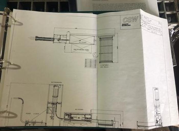 Used CSW Can Lid Feed System