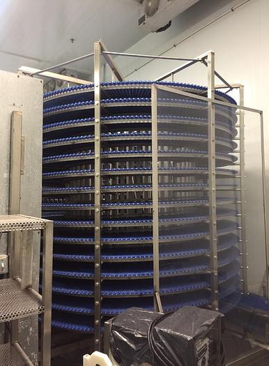 Used FMA Spiral Cooler Conveyors
