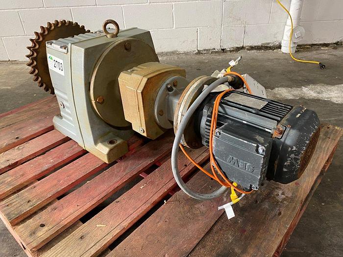 Used Sew-Eurodrive Motor with Helical Gearbox
