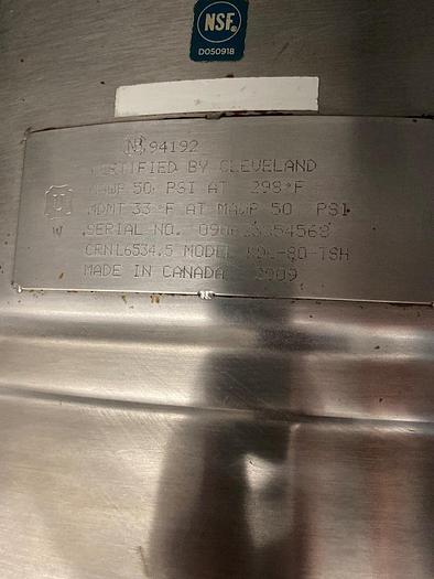 Used Cleveland KDL-80 Direct Steam Kettle
