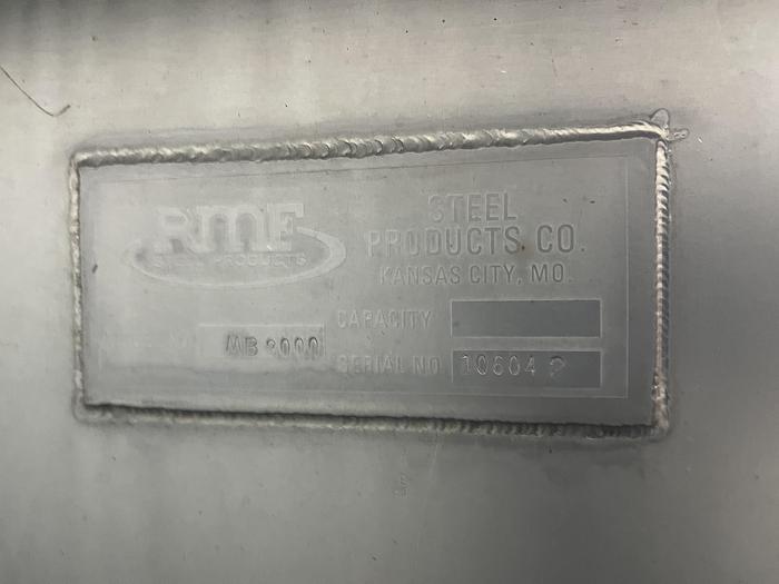 Used RMF MB 3000 SS Ribbon Blender