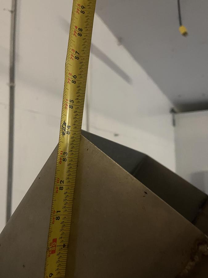 Used 5.5ft High Cleated Incline Conveyor