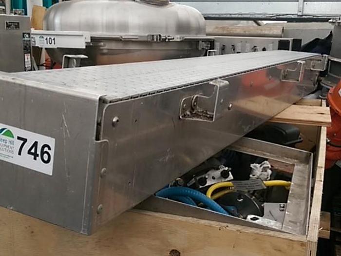 Used Aluminum 8" Wide, 6.5' Long Conveyor