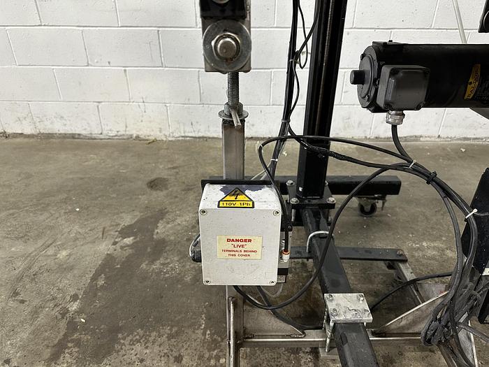 Used Auto Labe 110RH Single-Head Labeller with 310 Imprinter