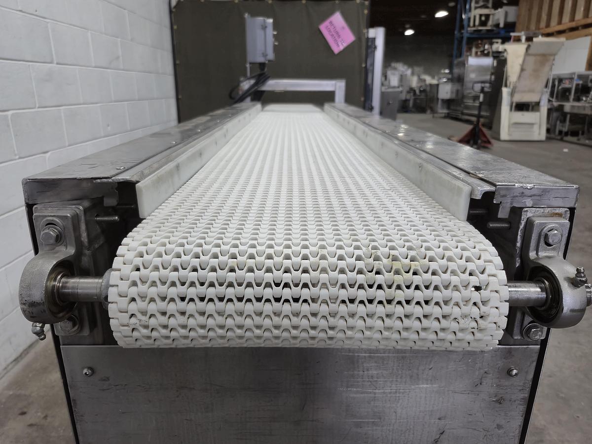 Used 130" L Stainless Steel Mobile Conveyor