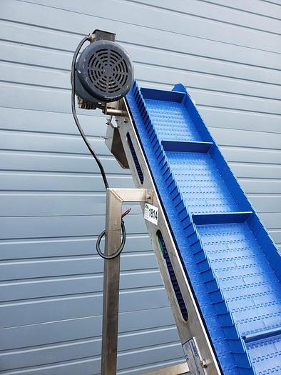 Used 6ft SS Incline Conveyor
