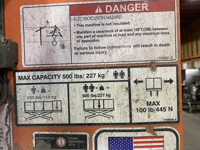 Used JLG 1930ES Scissor Lift