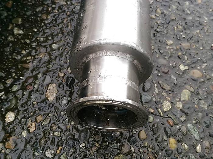 Used Sanitary 2" Jacketed Double Tube Pipe