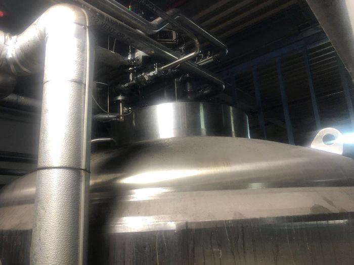 Used 10,000L Glycol-Cooled Jacketed Tank