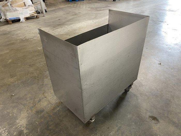 Used Rolling SS Ingredient Bin