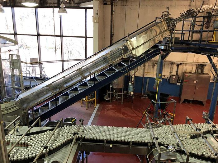 Used Crown Simplimatic Beverage Can Twist Rinser