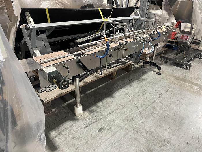 Used 10' Bottle Conveyor for Capper