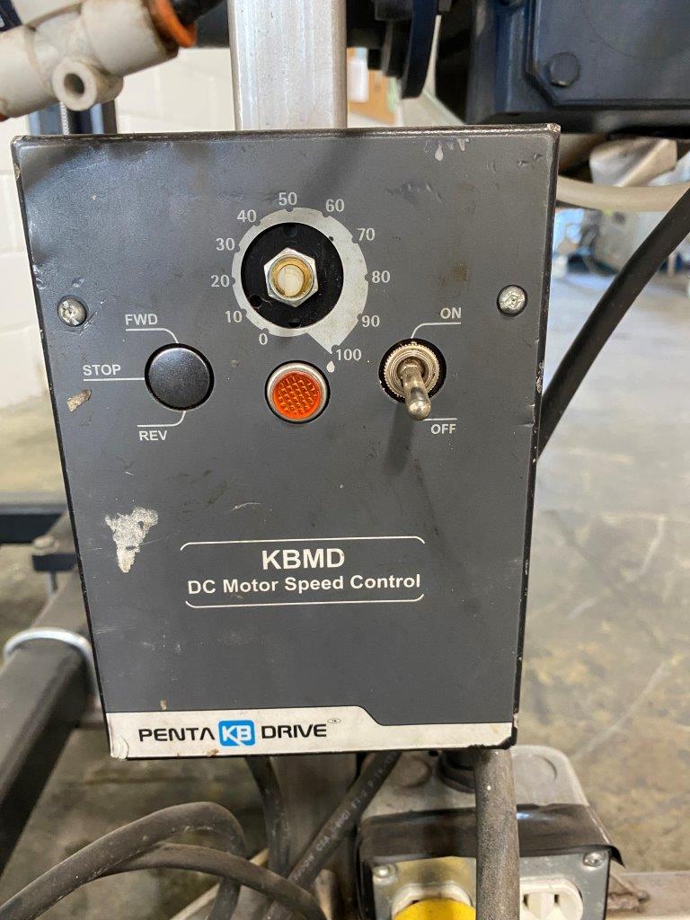 Used Auto Labe 110RH Single-Head Labeller with 310 Imprinter