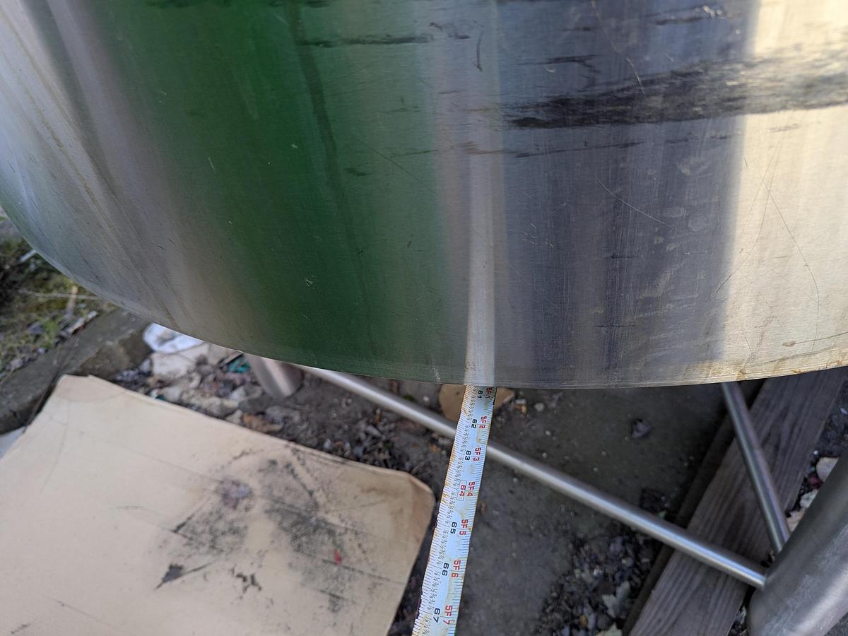 Used 400 SS Gallon Holding Tank