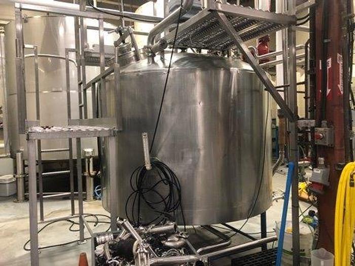 Used CE Howard 600 Gallon Jacketed Tank