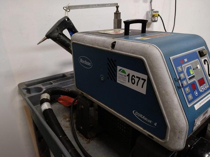 Used Nordson DuraBlue 4L Adhesive Melter