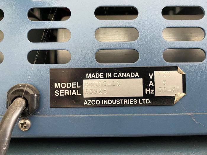 Used Azco RMU16 Rack-Mounted Ozone Generators