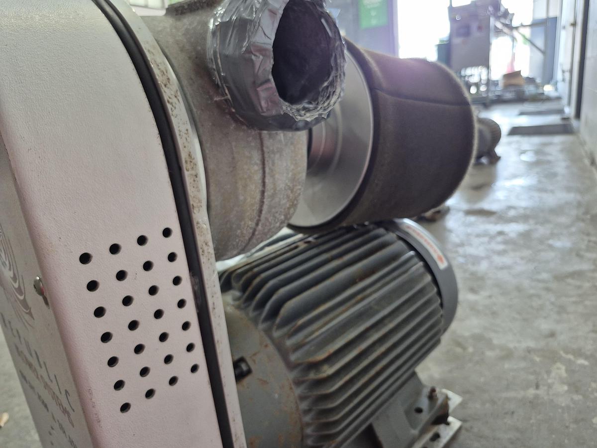 Used Republic RB 1200 Centrifugal Blower Assembly with 20 HP Baldor Motor