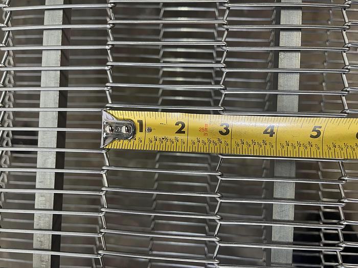 Used New Wave 6'L Wire Belt Conveyor