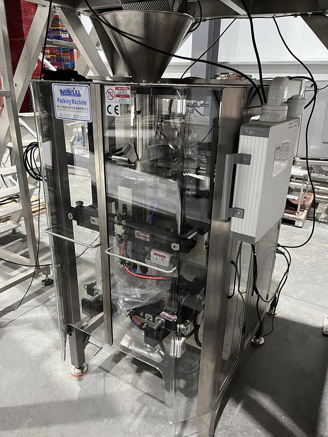 Used Foshan Samfull Packaging Machine with Z-Style Conveyors, Multihead Scales, Mezzanine and Bagger