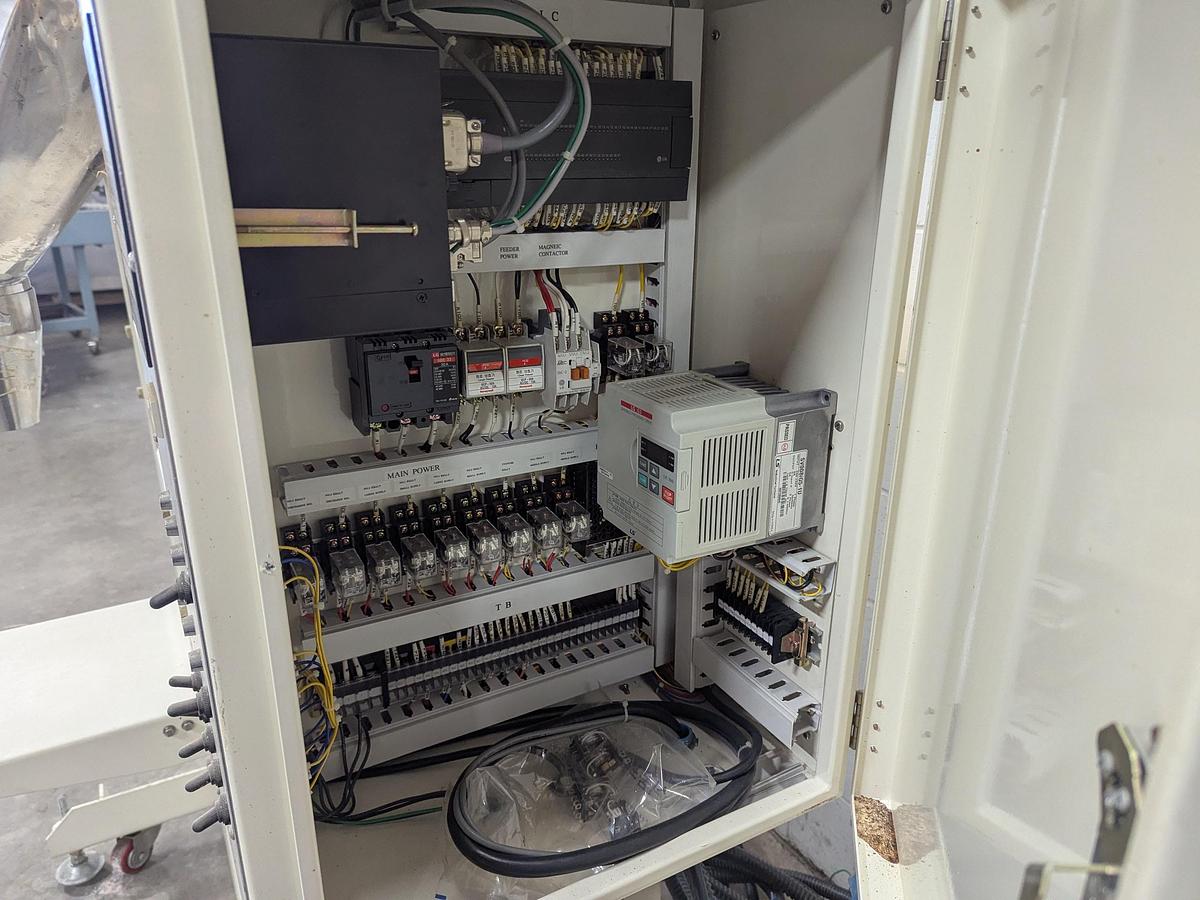 Used Dual Head Net Weigh Filler with Bucket Elevator Infeed