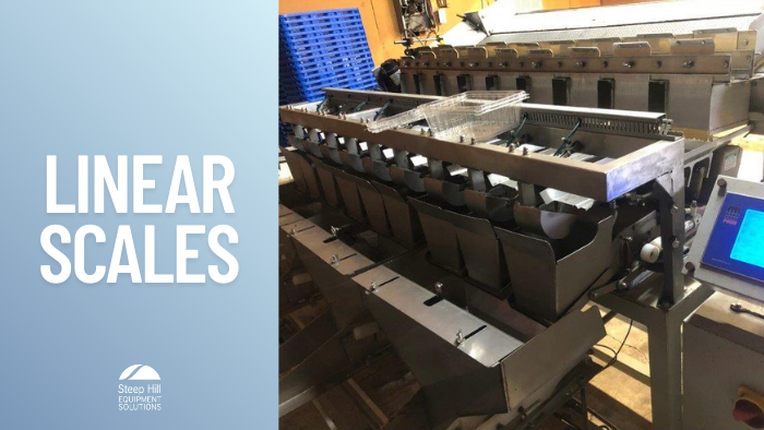 Used A&B 9-Lane Linear Weigh & Fill for Clam Shells