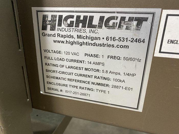 Used Highlight Magnum 2300 Case Sealer