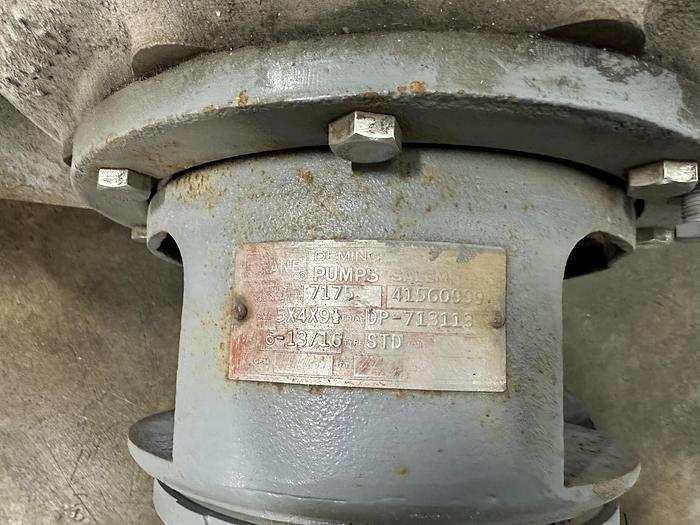 Used Crane Deming Centrifugal Pump