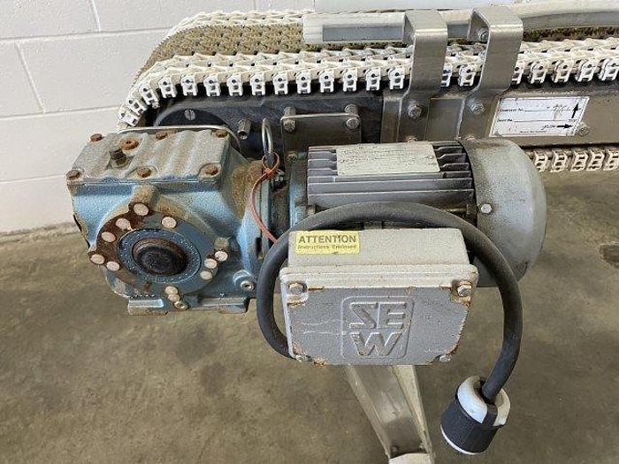 Used 10' Modular Belt Conveyor with Curve