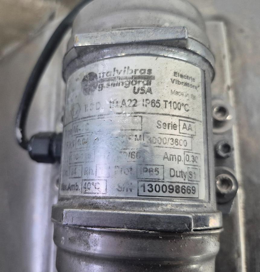 Used Stainless Steel Hopper with Vibrating Motor